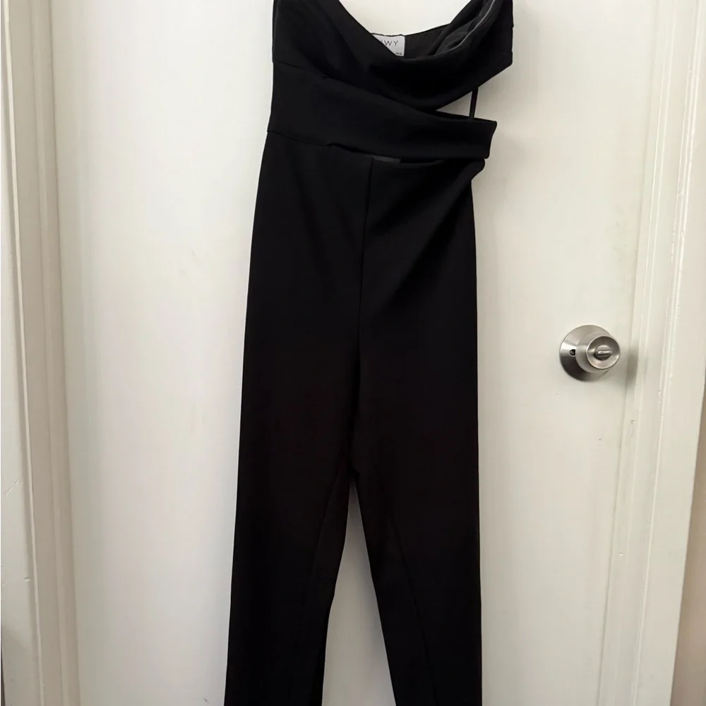 Petal & Pup Black Strapless Jumpsuit - Picture 7 of 11